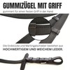 Pferdelinis Bridle Reins for Horses, Rubberised, Durable Reins in Black