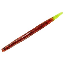 Yum Lures YDG529 Dinger Fishing Bait, Carolina Pumpkin/Chartreuse, 5" - 8-Pack