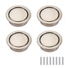 FEEIMOL Pack of 4 Tatami Hidden Handles Embedded Pull Ring