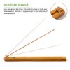 Bamboo Wood Incense Holder for Sticks with Adjustable Angle, Incense