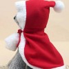 Pet Christmas Santa Claus Cape w/ Hoodie Size Large 4