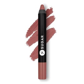 SUGAR Cosmetics Labiales Matte As Hell Para Mujer. Duran Hasta Más De 8 Horas. Lápiz Labial Con Sacapuntas. 2,8 G (Paquete De 1). 20 Buffy Summers.   