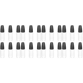 Tofficu 24pcs Refillable Applicator Bottles for Pigments Liquid Storage and Crafting Lightweight Pet Material Cap for Easy Use