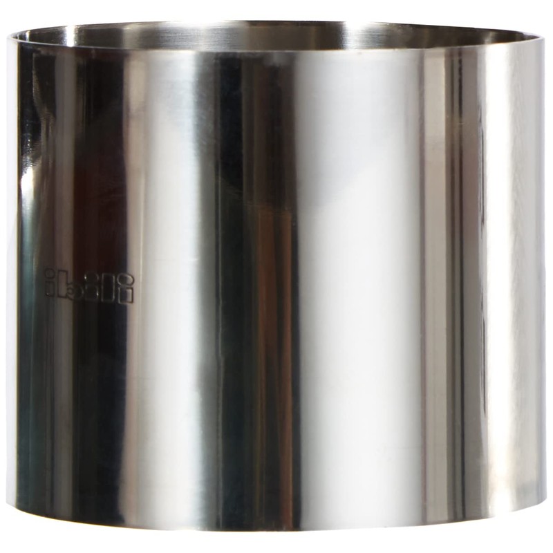 Ibili Pastry Ring 7x6 cm of Stainless Steel, Silver, 7