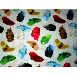 Studio E New Off the Bolt; Studio E  Joy of Painting Cotton. BTY 36X43