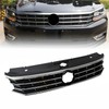RDDY START Front Upper Grille Black w/Chrome Compatible with 2016