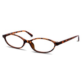 ZogCowy Retro Oval Blue Light Blocking Glasses, Chic Cat Eye 90s Computer Glasses With Anti Eyestrain & UV Glare Protection (Tortoise)