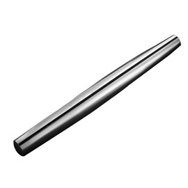 ZMREN 304 Stainless Steel Rolling Pin, Metal Rolling Pin, Anti-Rust Rolling Pin, Perfect Baking Accessories for Fondant, Pizza, Cakes, Pasta Dough and Short Dough (32.5 cm)
