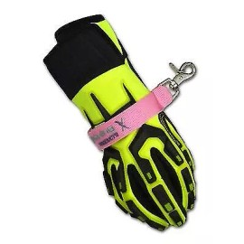 Lightning X Fireman's Deluxe Firefighter Turnout Gear Glove Strap Pink