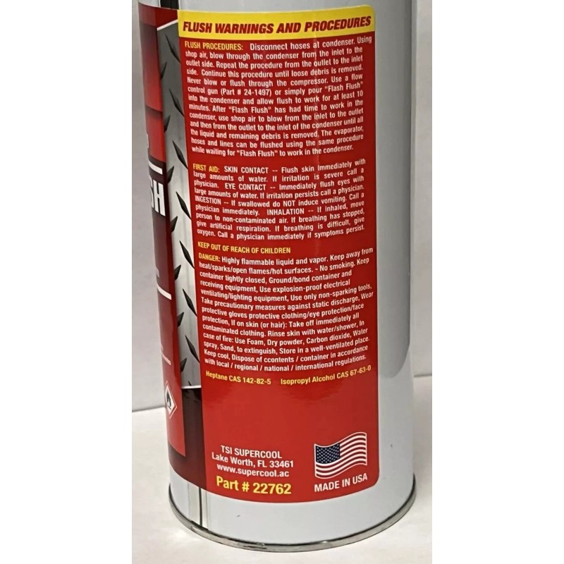 TSI Supercool SUPERCOOL 32OZ AC FLUSH BOTTLE NEW