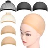 ITYOOS 6 Pieces Wig Caps Stretchy Breathable Hair Net for
