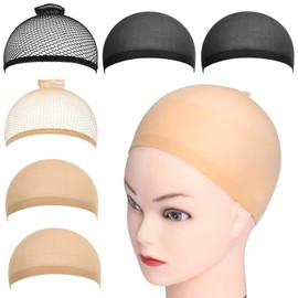 ITYOOS 6 Pieces Wig Caps Stretchy Breathable Hair Net for Wigs Wig Cap for Long Hair Stocking