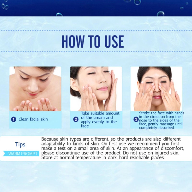 BIOAQUA Water Get Hyaluronic Acid Moisture Replenishment Cream Skin Care
