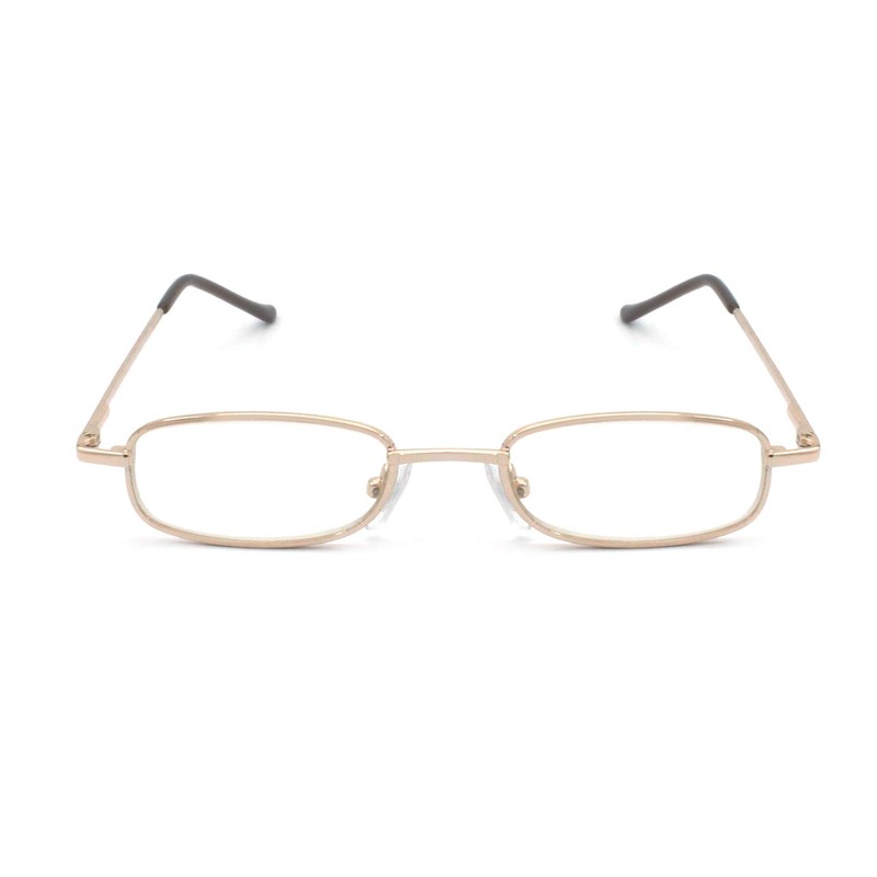 EYE ZOOM 2 Pairs Lightweight Portable Metal Reading Glasses with