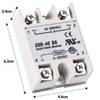XTVTX SSR-40DA Solid State Relay Single-phase Solid State Relay Input