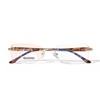 Rimless Bifocal Reading Glasses for Women Frameless Blue Light Blocking