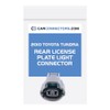 Rear License Plate Light Connector for 2010 Toyota Tundra