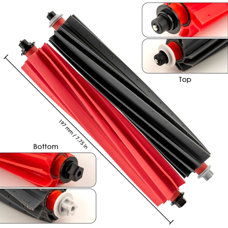 (4 Pack) S8 MaxV Ultra Roller Brushes for Roborock S8