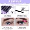 Individual Lashes D Curl Cluster Lashes C3+C9 0.07mm 12-16mm Mixed