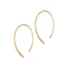 Elli Earrings Ladies Creoles Pull-Through Geo Basic in 925 Sterling
