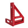 Protractor, 3D Mitre Angle, Multifunctional 22.5-90 Angle Measure, Aluminium Alloy,