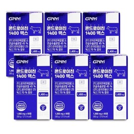 GNM Nature's Quality Chondroitin 1400 Max 1000mg x 60 tablets / GNM자연의품격 콘드로이친 1400 맥스 1000mg x 60정 X 6박스 I