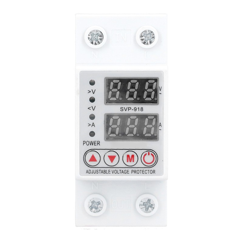 Overvoltage Protector Adjustable Voltage Current Automatic Reset Circuit Protection Device