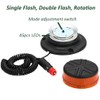 D-TECH 12/24 V LED Front Flasher Strobe Amber Emergency Light