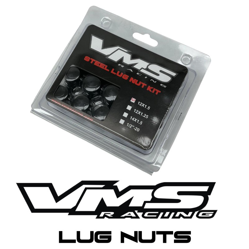 VMS Racing 20 VMS Racing 1/2-20 Drag Wheels Black Close