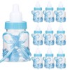 24pcs Lovely Plastic Milk Bottle Candy Box Fillable Bottle Baby