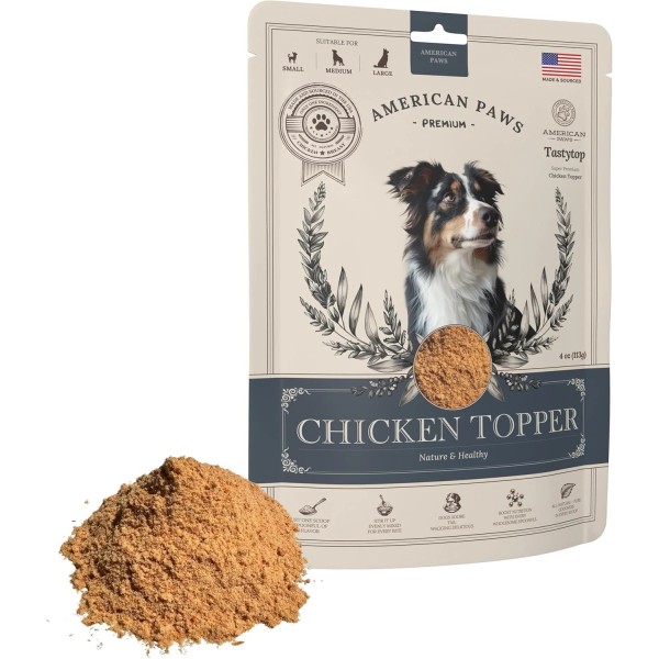 American Paws All-Natural High Protein Chicken Topper for 4 Ounce