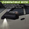 SIZIOM Towing Mirrors Pair Set for 2009-2018 Dodge Ram 1500,