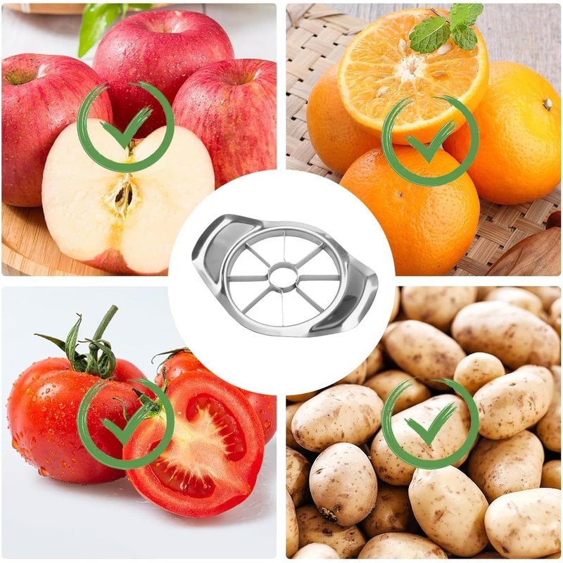 Stainless Steel Apple Cutter & Slicer – Durable Apple Corer