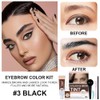 2 en 1 Tinte de Pestañas y Cejas,Kit de Laminación