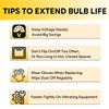 SDRZJX 4PCS G9 120V 25W Oven Light Bulbs Halogen Wall