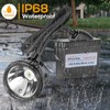 Hunting friends Superbright Mining Headlamp Rechargeable 1+2 LED Miners Headlamp