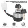 Generator Ignition Switch, 4-Wire Ignition Switch with Key Starter Switches