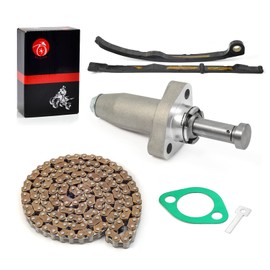 Cam Timing Chain & Tensioner Lifter & Guides Compatible with Polaris Predator 500 Outlaw 500 2005 2006 2007 3089599 3089600 3088021 3088022 3088017