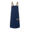Karlowsky Bib Apron Urban Look with Cross Straps and Pocket