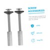 COHEALI 4pcs Toilet Tank Bolt Kit Durable Toilet Tank Screw