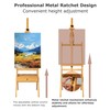 DJAR Large Art H-Frame Easel with Storage Drawer and Shelf,
