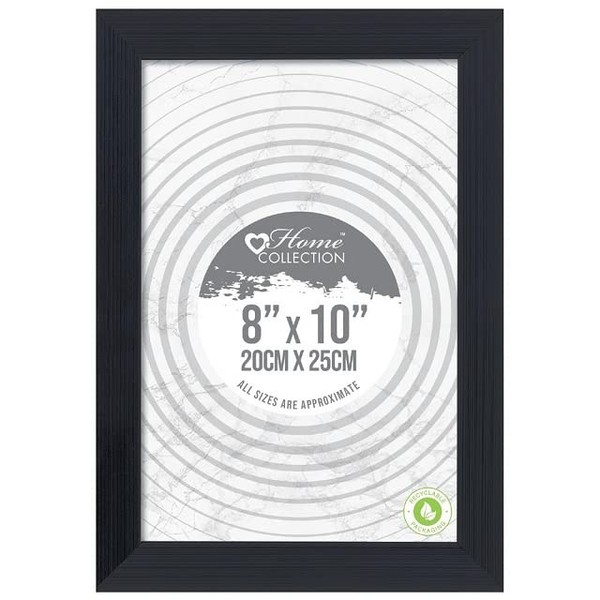 Black Stylish Modern Photo Picture Frames in various sizes -