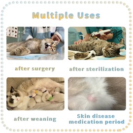 Cat Recovery Suit Post Surgery, Elizabethan Collar & Cone Alternative, Kitten Onesie Pet Surgical Spay Shirt for Abdominal Wounds or Skin Diseases -Darkgrey (L, Alpaca Pattern)