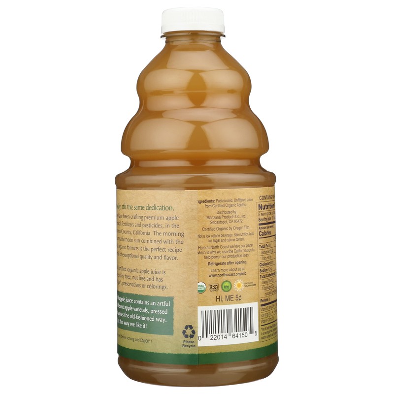 NORTH COAST Organic Apple Juice, 64 FZ