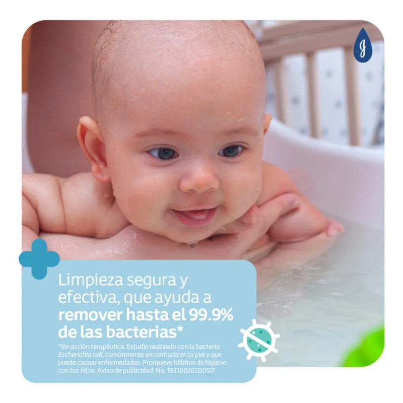 Jabón en barra para bebé Johnson's Original 75g 3-pack