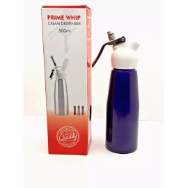 prime whip whipped cream dispenser stainless steel (PURPLE) 500 ML