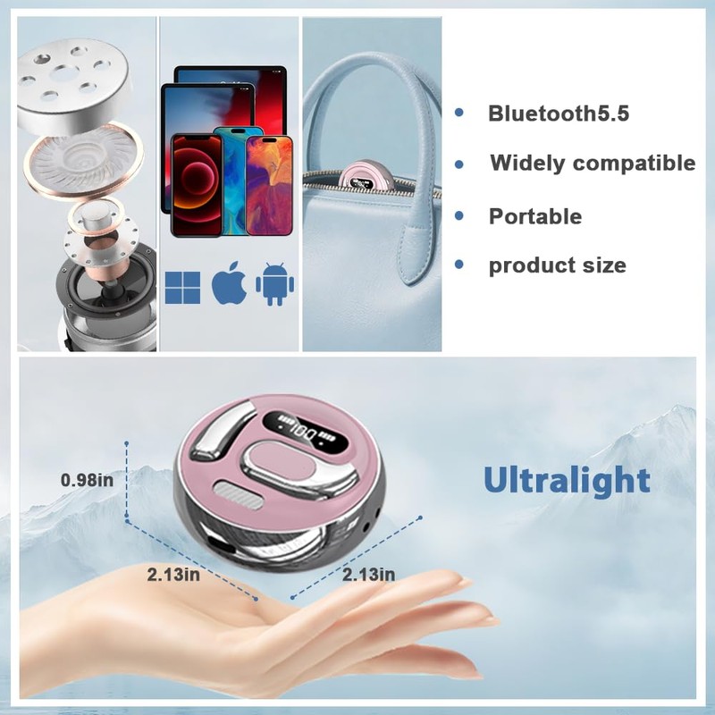 HYGAMOCC AI Real-Time Translation Earbuds,144 Languages 3-in-1 Wireless Bluetooth Earbuds