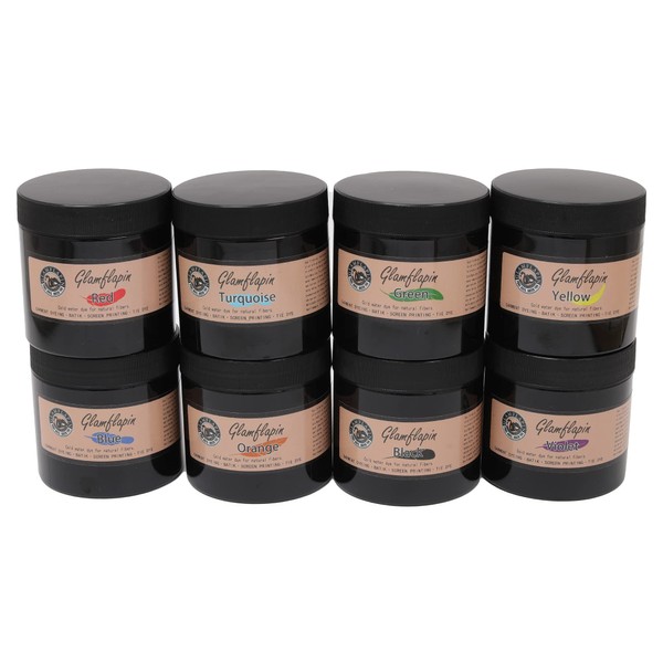 Glamflapin Fiber Reactive Dye Powder, 8 Flamboyant Color, 8-oz. Bulk