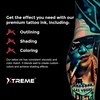 Xtreme Tattoo Ink, Versatile Medium Viscosity for Precision Tattooing, Rich