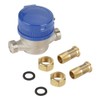 Cold Water Meter 15mm 1/2 inch Arbitrary Rotation Function Water